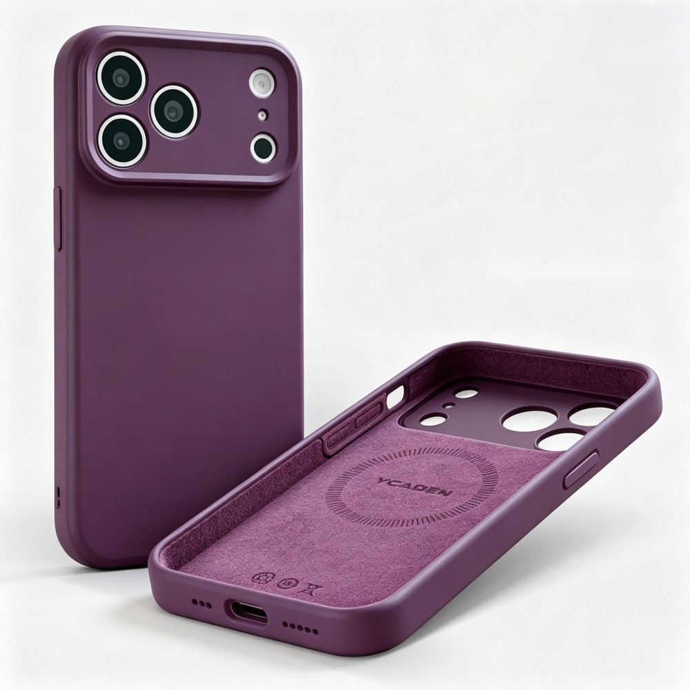 Liquid Silicone Magnetic Phone Case - iPhone 18 17 Air 16 15