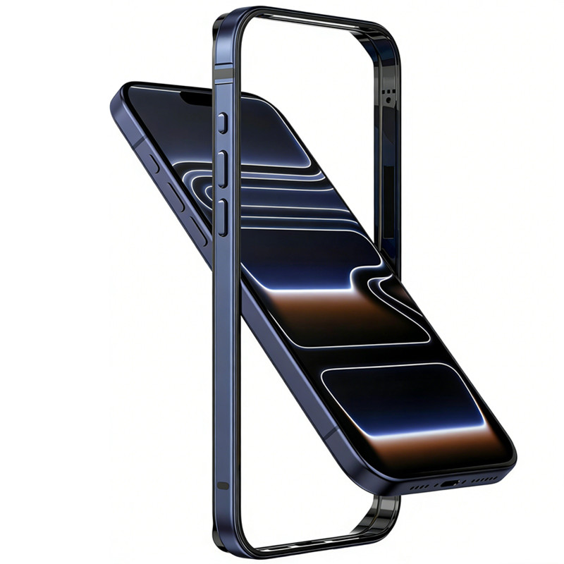 Metal Bumper Aluminum Frame Case - アルミメタルバンパースリムケース iPhone Air 17 16 E
