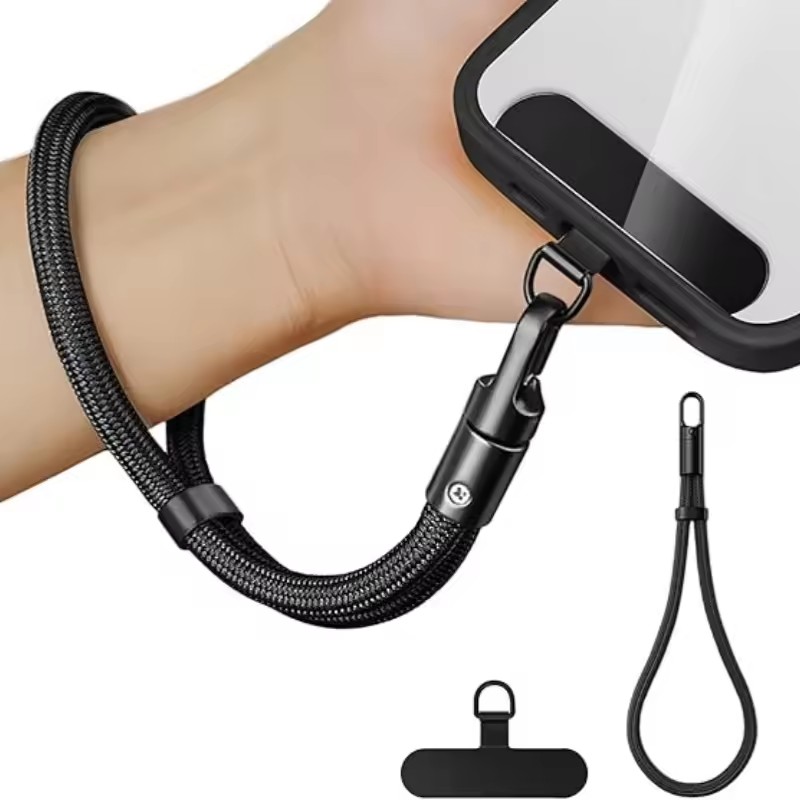 Crossbody Lanyard Neck Strap Case - クリップ付きユニバーサルフォンストラップ アップグレードされた落下防止360 ° すべてのスマホケースに対応した回転調整可能なネック/クロスボディストラップ