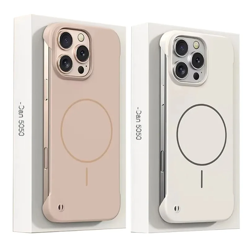 Ultra Thin Frameless Phone Cover - 超薄型フレームレス保護ケース iPhone 18 17 16 15