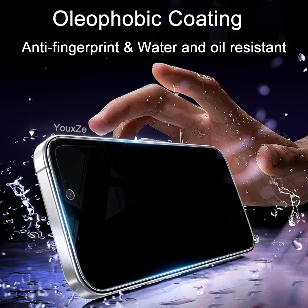 3枚入り アンチスパイ プライバシー 強化ガラス iPhon - Anti Spy Privacy Glass Case のレビューと価格