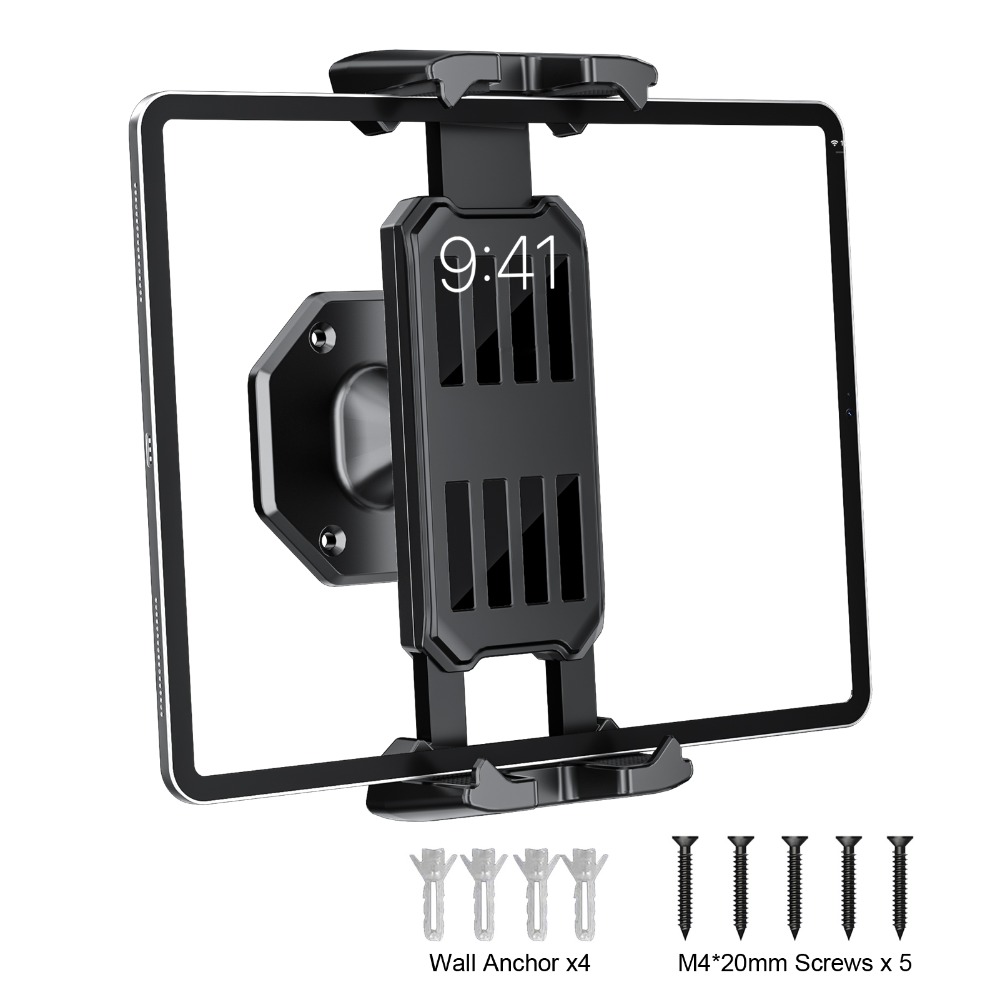 壁掛け式スマホホルダー タブレットスタンド 調整可能クランプ - Phone Stands のレビューと価格
