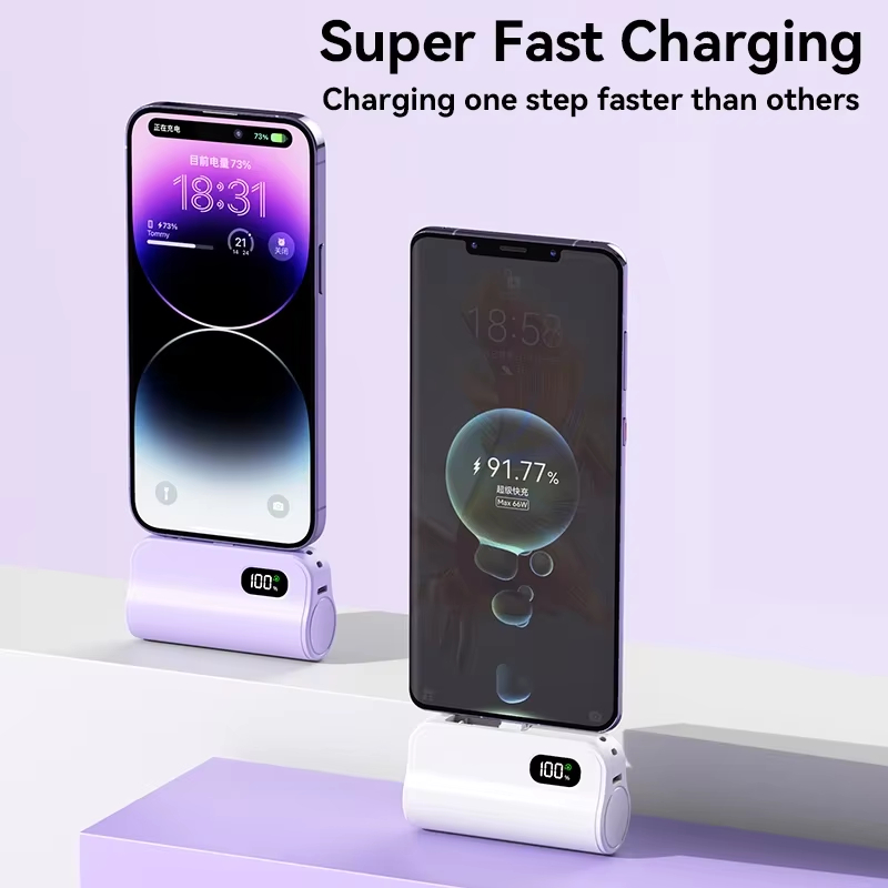 ミニカプセル 50000mAh 大容量モバイルバッテリー ポ - Power Banks のレビューと価格
