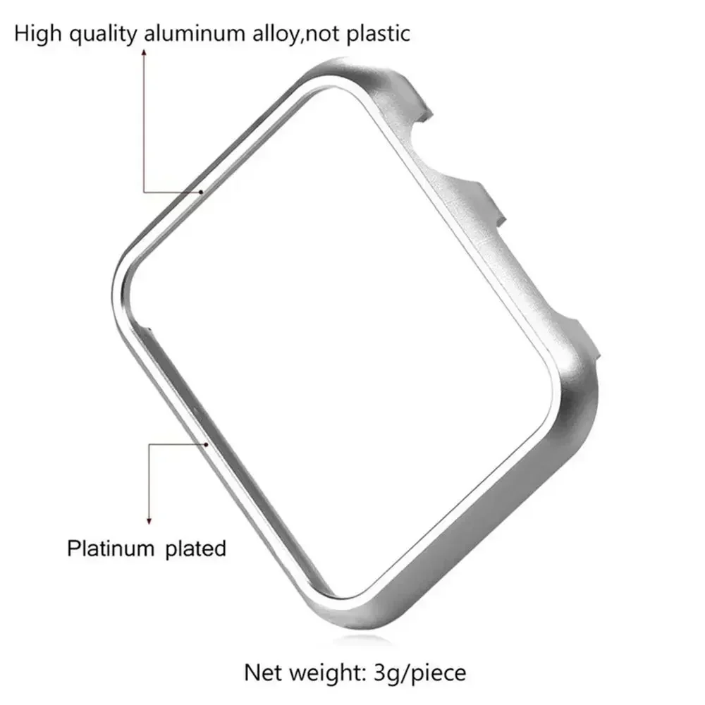 iWatch SE シリーズ 10 9 8 7 ケースアルミ - Metal Bumper Aluminum Frame Case のレビューと価格
