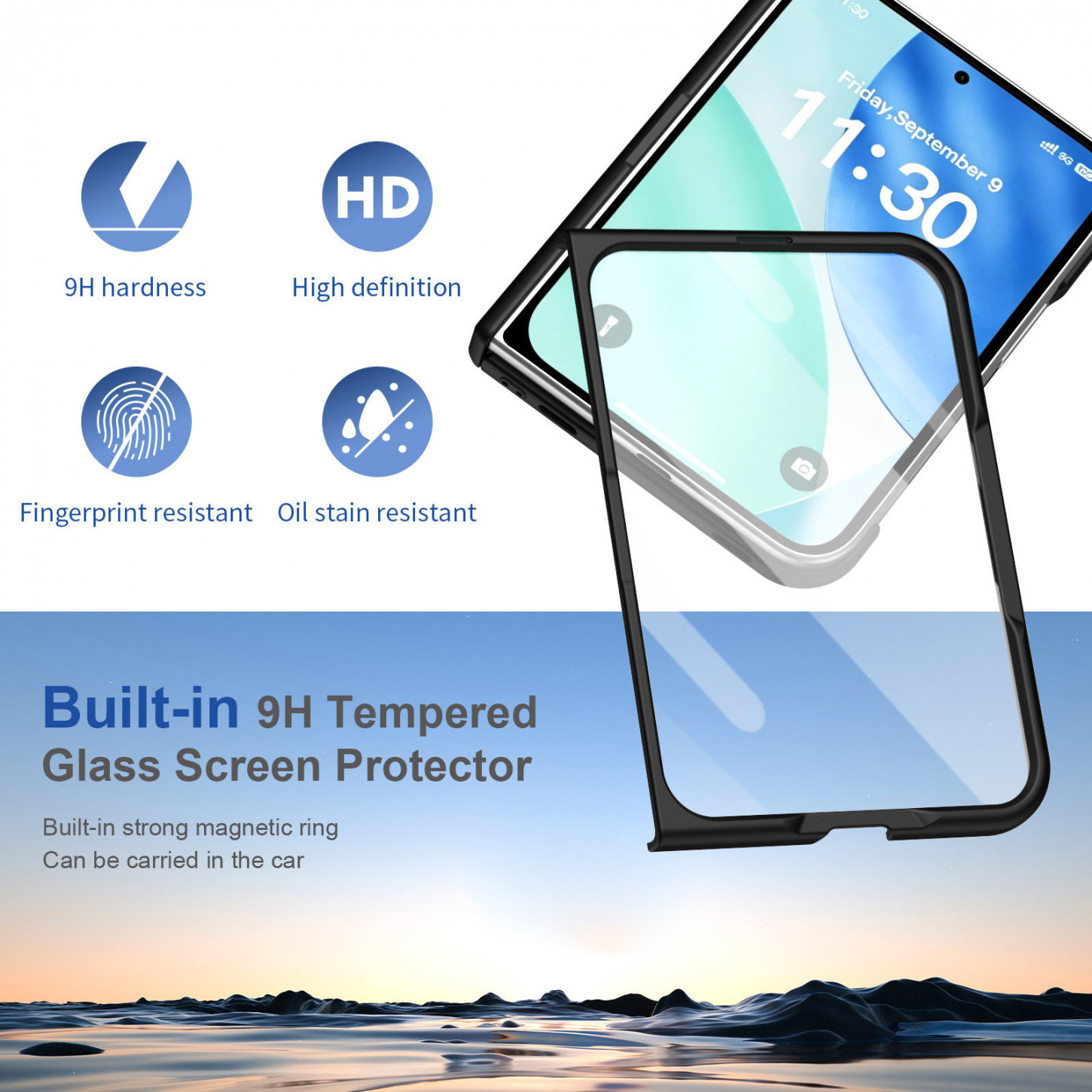 iPhone DUO用、MagSafe対応の磁石内蔵ワイヤレ - Screen Protectors のレビューと価格