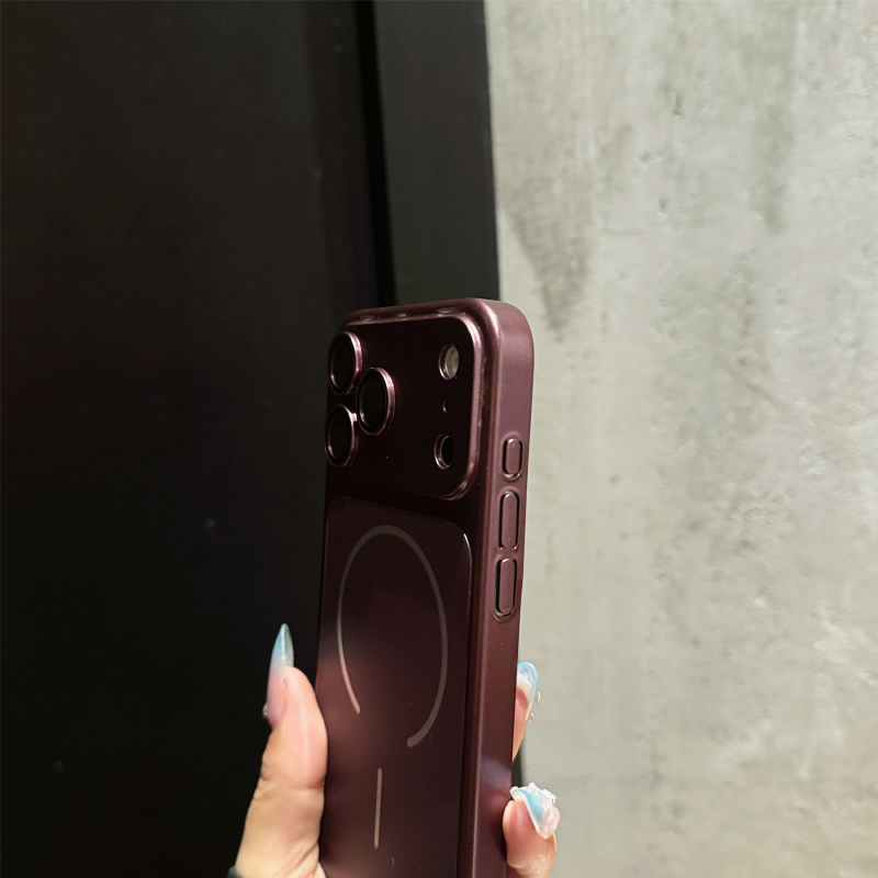マグセーフ対応 磁気吸着 高級無地マットハードPCバンパー携 - Matte Hard Pc Back Case のレビューと価格