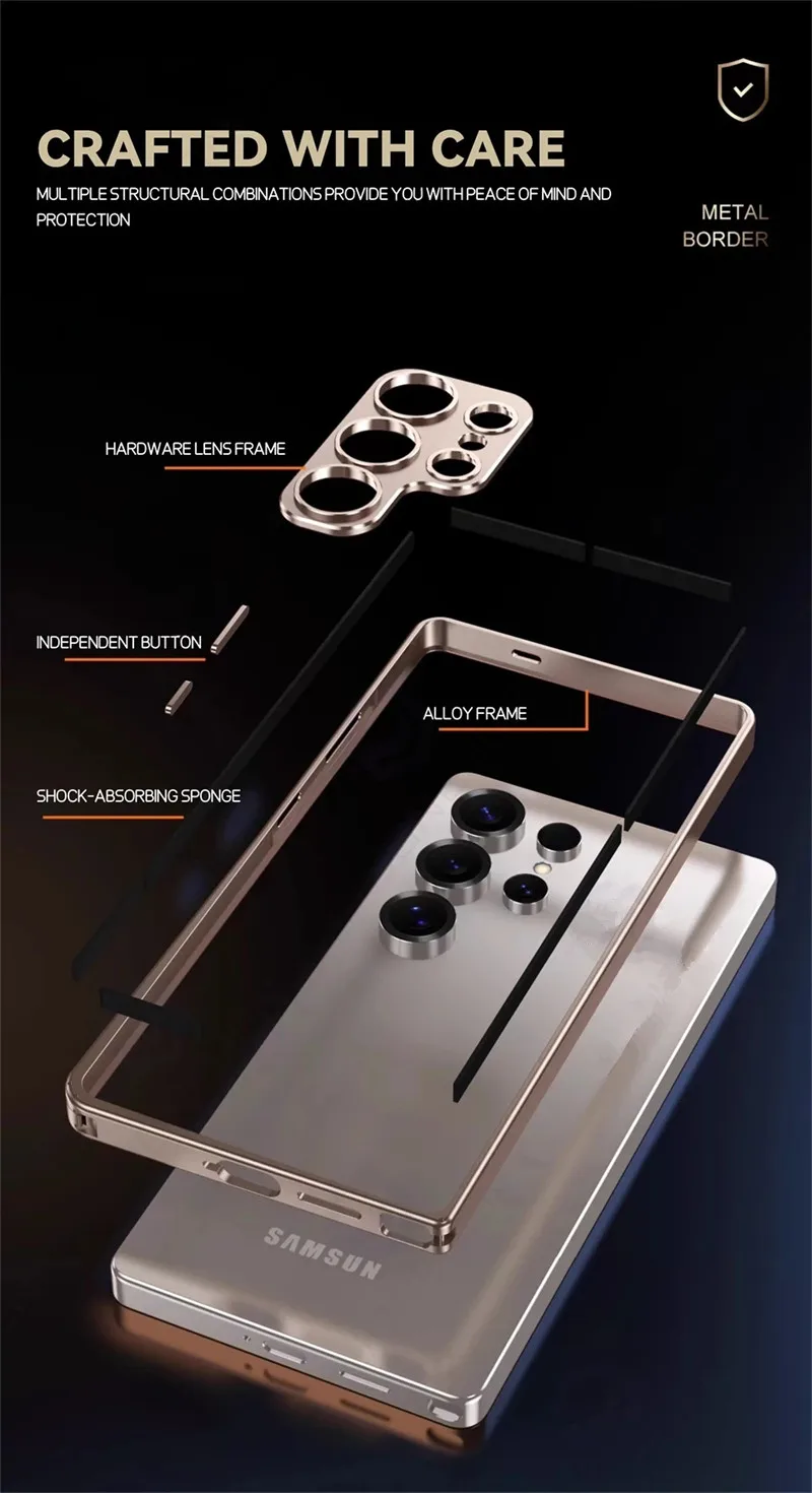 アルミニウム合金フレームバンパーケース Samsung Ga - Metal Bumper Aluminum Frame Case のレビューと価格