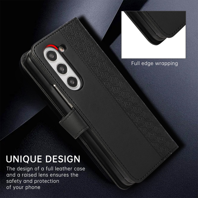 Samsung Galaxy Z Fold 8 Ultra  - Leather Wallet Card Holder Phone Cover のレビューと価格