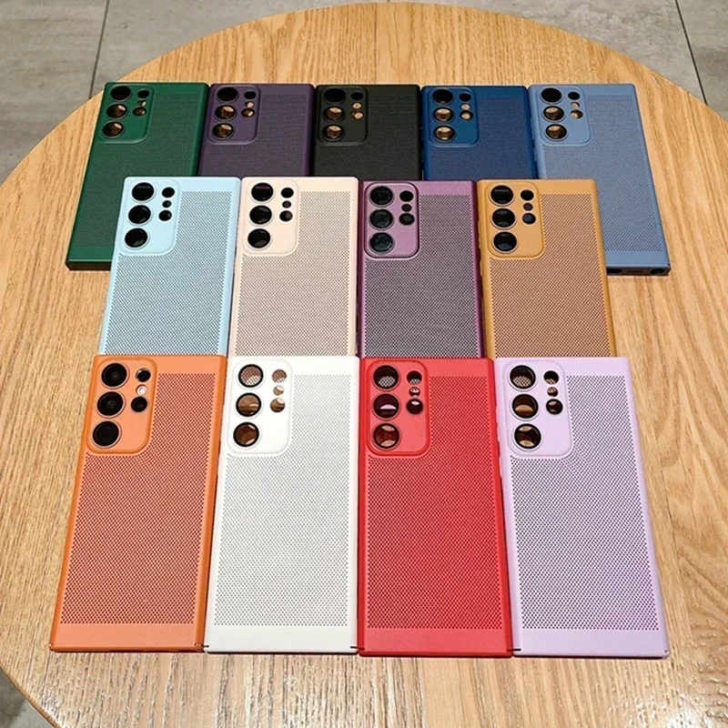 メッシュ放熱通気性PCケース サムスン S25 S24 S2 - Heat Dissipation Mesh Breathable Case のレビューと価格