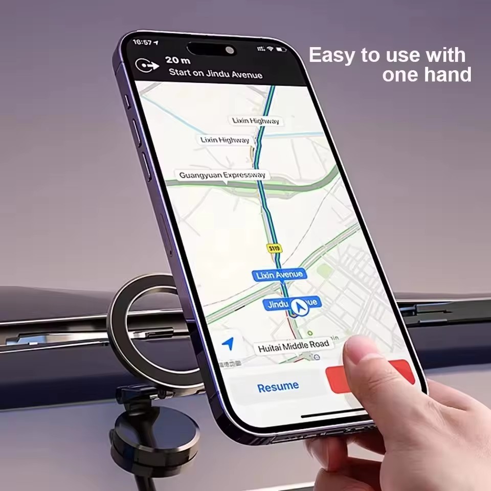 マグセーフ360対応折りたたみ式マグネット式車載携帯電話ホル - Phone Stands のレビューと価格