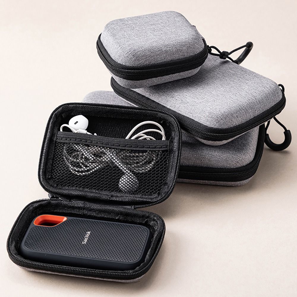 1個入りイヤホン/携帯電話/充電ケーブル用EVA収納バッグ、 - Earphones のレビューと価格
