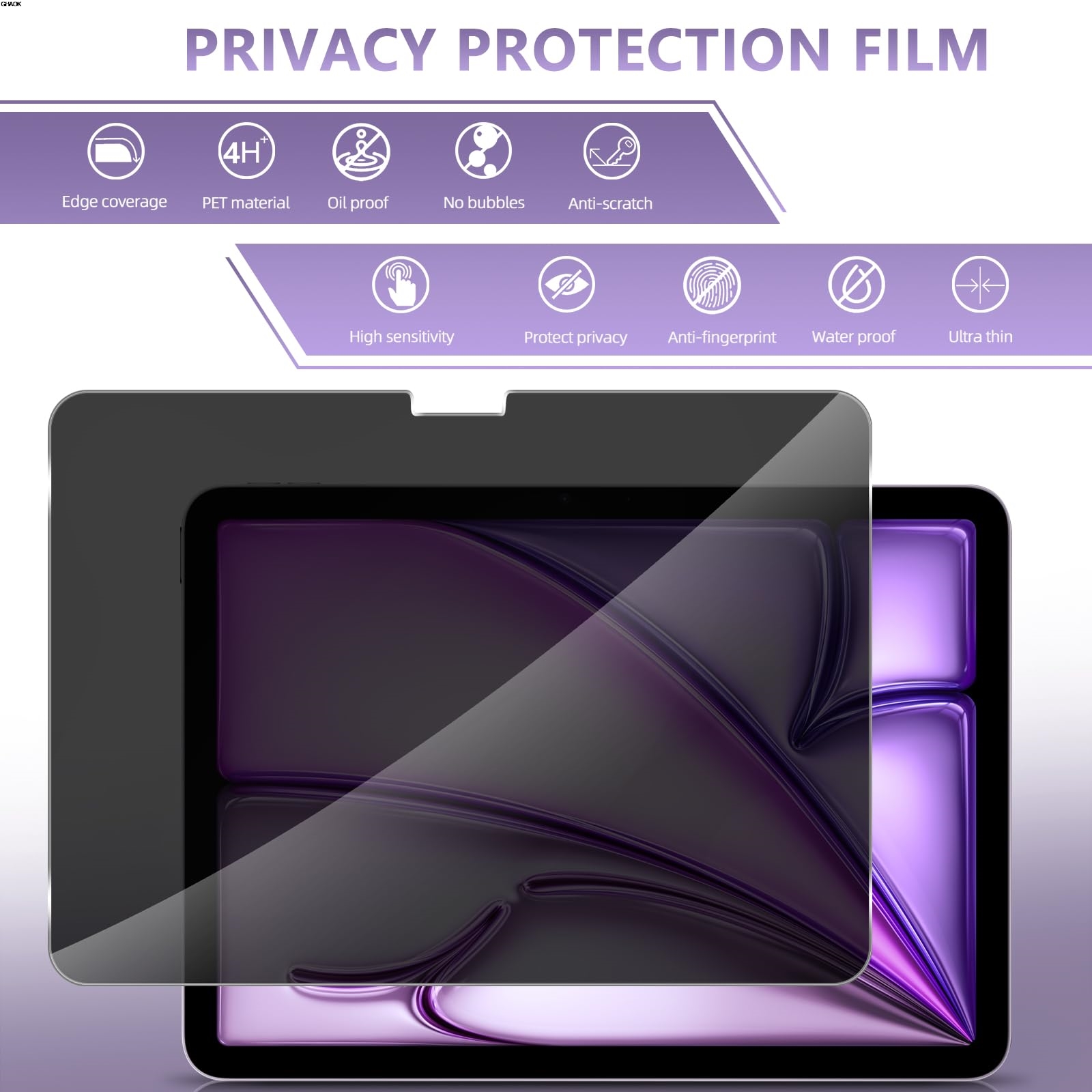 iPad Air 11/13インチ M3 2025、Pro  - Matte Anti Glare Screen Protector のレビューと価格