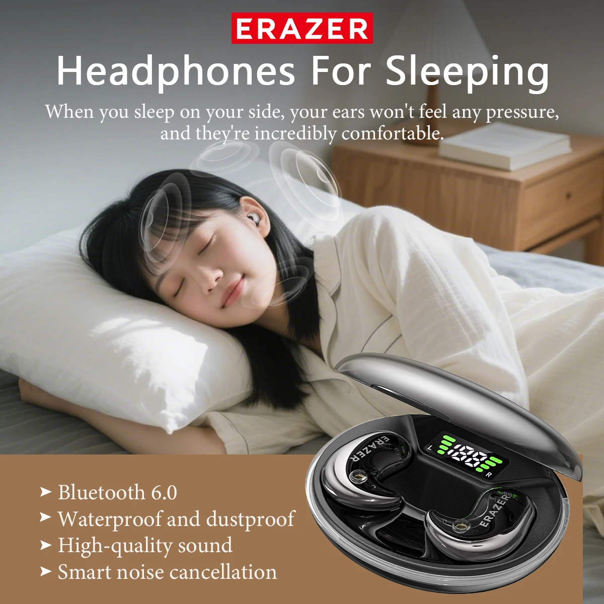 EARZER XF58 インイヤー型Bluetoothヘッド - Earphones のレビューと価格