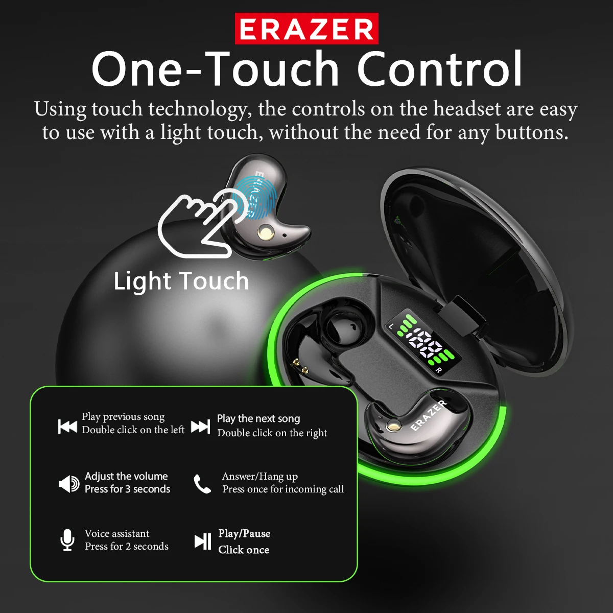 EARZER XF58 インイヤー型Bluetoothヘッド - Earphones のレビューと価格