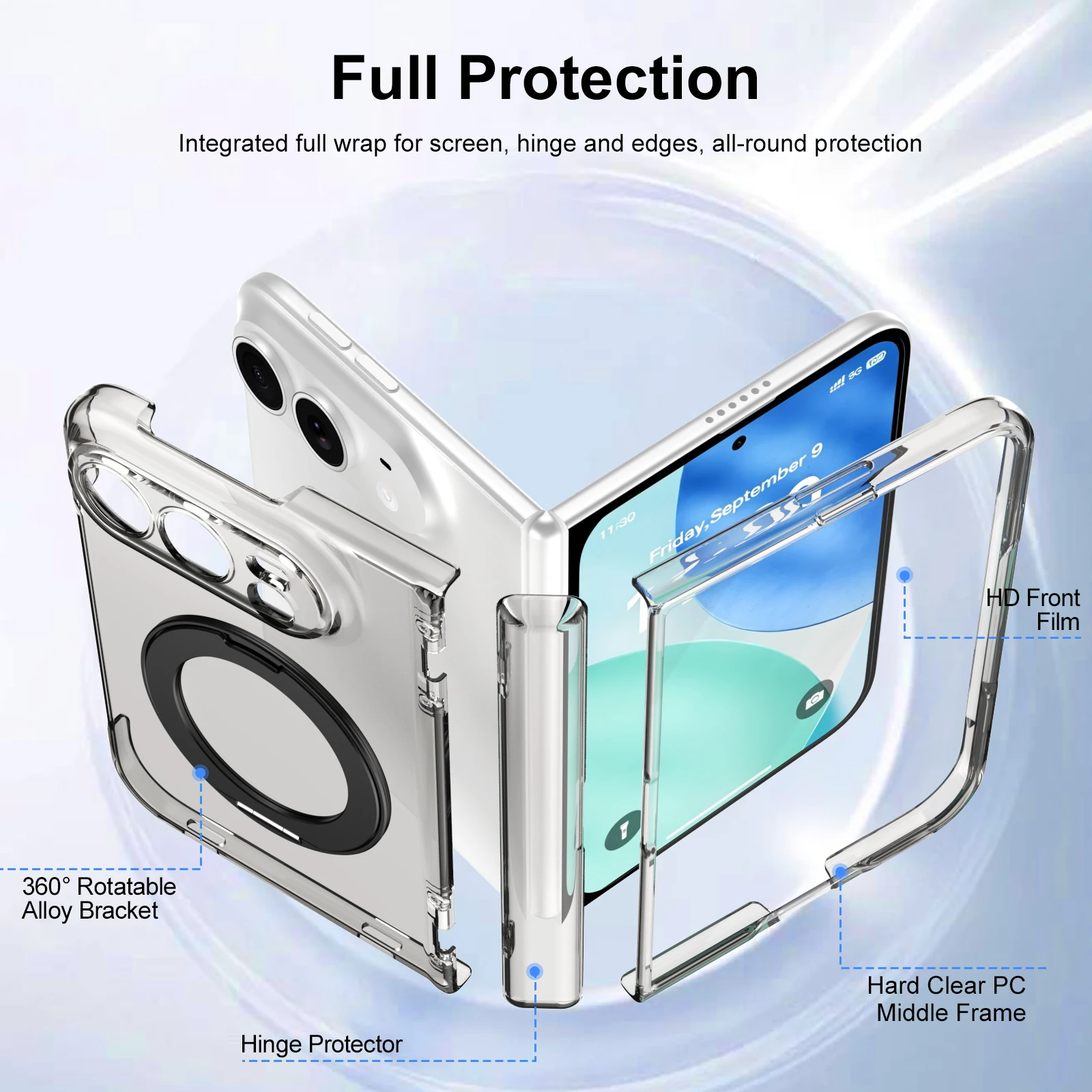 iPhone Duo Ultra 18 Fold用、360度 - Screen Protectors のレビューと価格