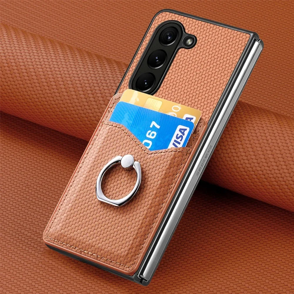 Samsung Galaxy Z Fold 7/6/5/4/ - Leather Wallet Card Holder Phone Cover のレビューと価格