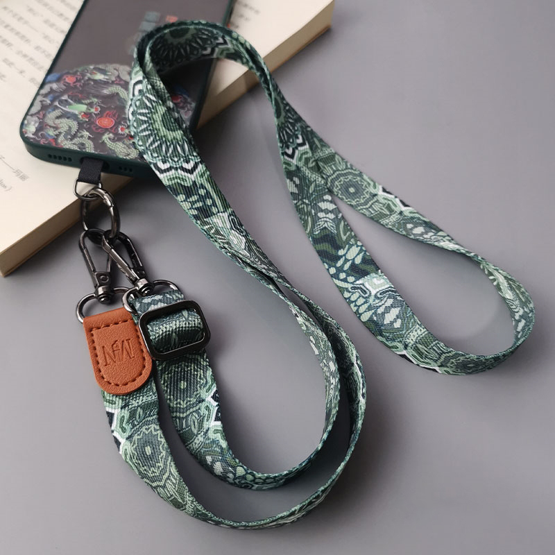 レトロトーテムパターンクロスボディ携帯電話ストラップ調節可能 - Crossbody Lanyard Neck Strap Case のレビューと価格