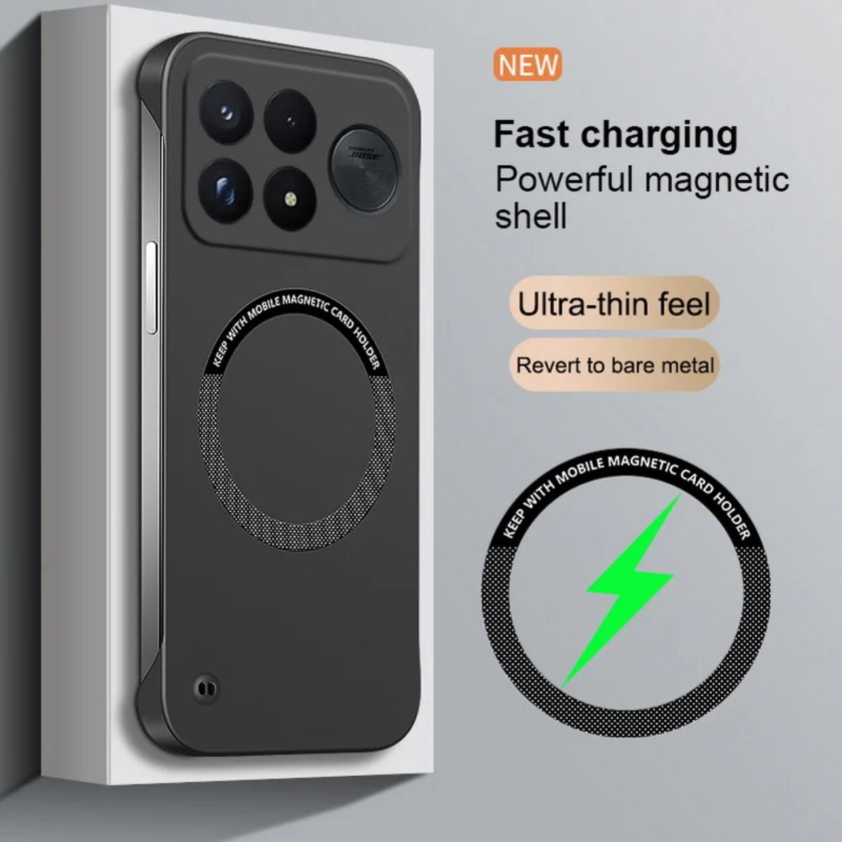 Poco F9 Ultra、F9 Pro、X8 Pro Ma - Ultra Thin Frameless Phone Cover のレビューと価格