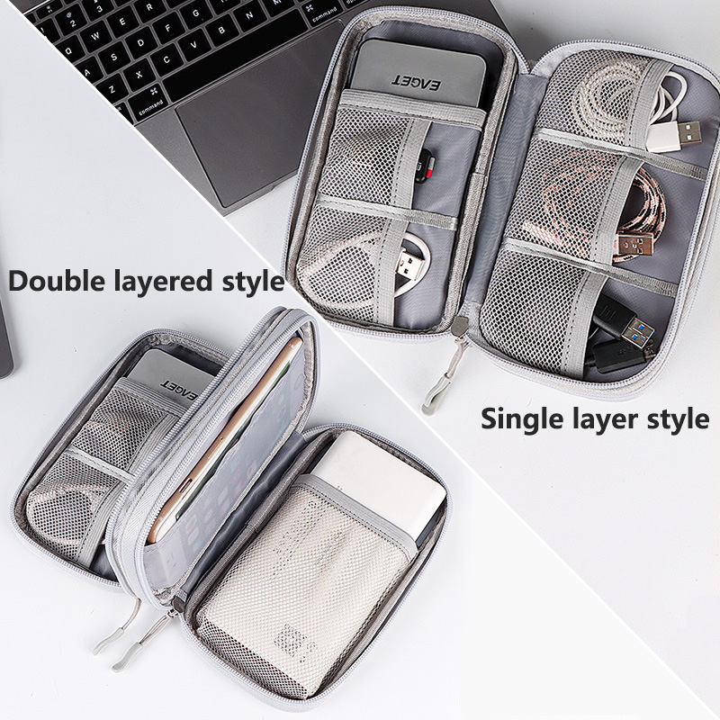 多色ポータブルトラベルデジタル収納バッグ - 充電器、USB - Power Banks のレビューと価格