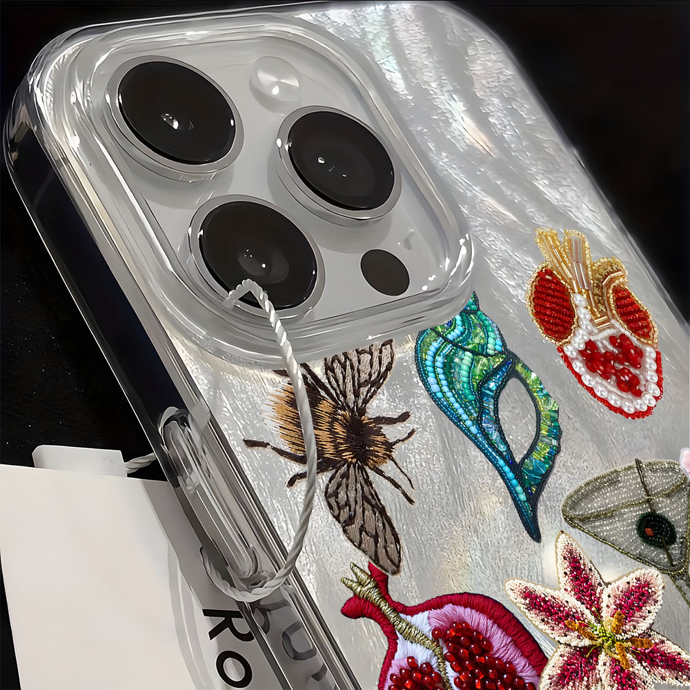 ヴィンテージフラワーコラージュ柄スマホケース iPhone  - Vintage Floral Pattern Soft Case のレビューと価格